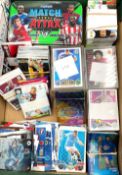 Mixed lot of Football Trade Cards to include Topps Match Attax, Futera World Stars 3D, Pepsi