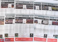 2002 FIFA World Cup Korea/Japan large colour team sheets (with featured teams) for the following