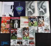 Big Match European and Champions League Programmes, and official guide a collection of 10 c2000