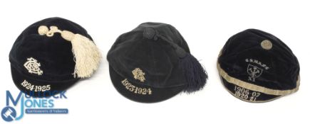 Sporting & Football Caps To include 1906-07 / 1920-21 CSMAFC, 1923-1924 & 1924-1925 CAMG (3)