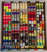 220 Uni-Flymaster 6/0 Uni Tread 8/0 Reels Fly Tying unused, Old Shop Stock, assorted colours
