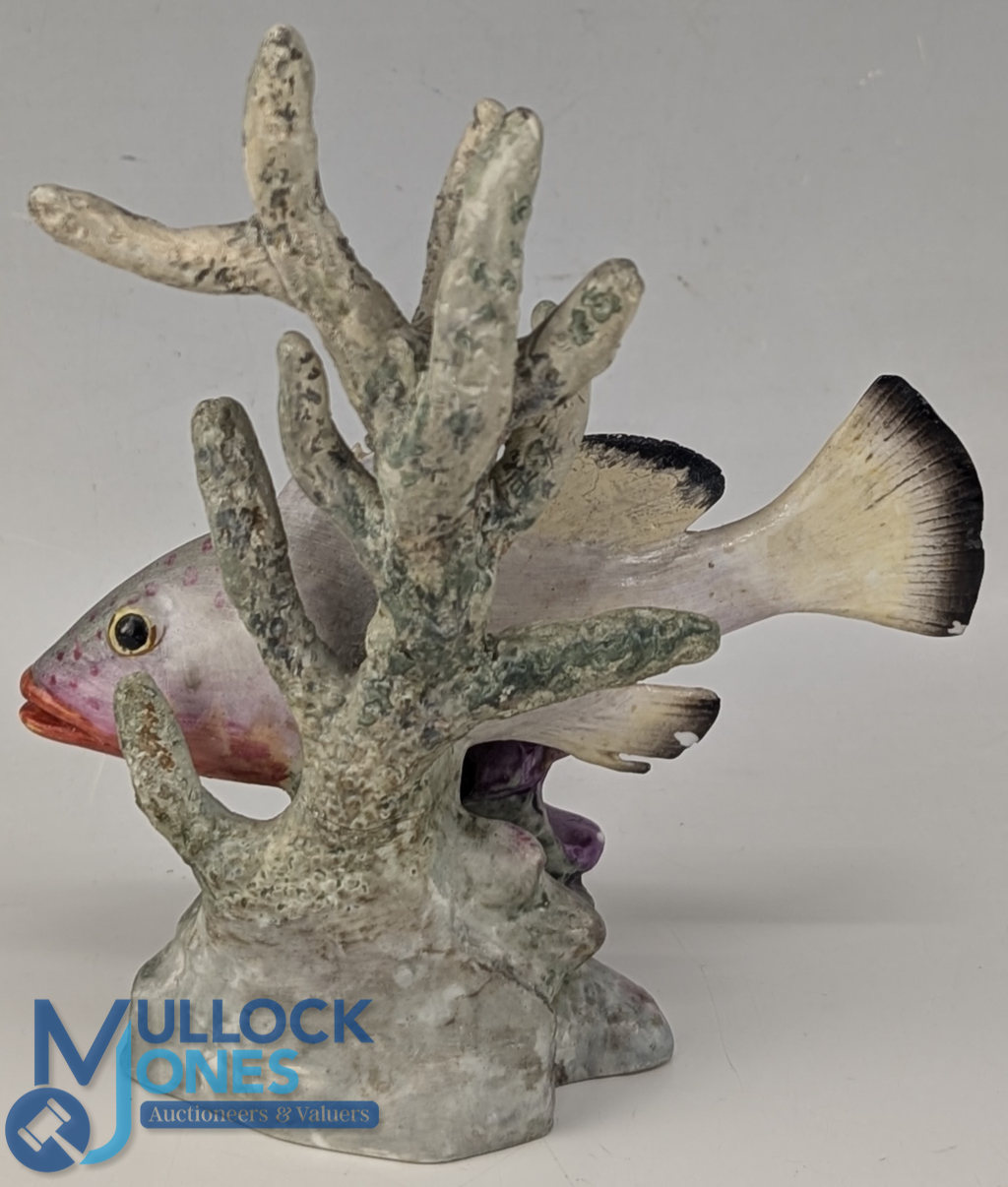 Royal Worcester Figurine, Redhind RW3572 and painted porcelain; modelled as a colourful fish among - Image 2 of 2