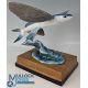 Royal Worcester Figurine of a Flying Fish limited edition of 300 modelled by R Van Ruyckevelt, on - Image 1 of 2