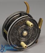 Alex Martin, Edinburgh 'Impulse Titan Spinning' alloy casting reel twin handle, extended rim lever