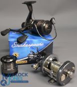ABU Ambassadeur 6500C multiplier reel foot stamped 740902, high speed model, star drag, some light