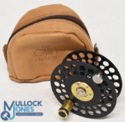 Ari-T-Hart ATH Lake Taupo F3, made in Holland, black double perforated spare spool, 3 screw