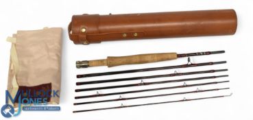 Hardy Alnwick Deluxe Smuggler Classic carbon trout fly rod, 8ft 2 1/2