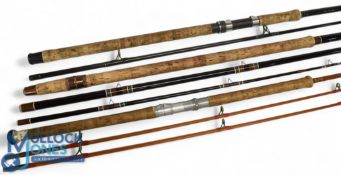 Sharpes Aberdeen Scottie Brand impregnated spinning rod 8ft 2pc with spare tip, 27