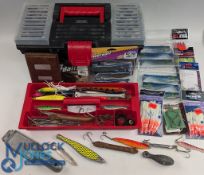 Keter Fishing Tackel Box, with large sea lure big game fishing tackle, lure artificial baits, flies,