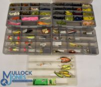 A collection of course fishing artificial baits, as follows: 2x Woodstream Clear View large