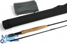 Greys Alnwick GRX carbon trout fly rod, 9 ft 2pc line 5/6#, alloy uplocking reel seat with carbon