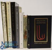 Seven Hardback Fishing Books - Salmon Fishing 2011 John James Hardy, The Gentle Art of Angling