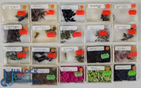 20x boxes of Assorted Fishing Flies, retail old shop stock of brown emerging, pupa, red & Badger