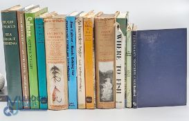 12x Fishing Books: selection to include Bank Fishing for Reservoir Trout - Jim Calver 1972, Where To