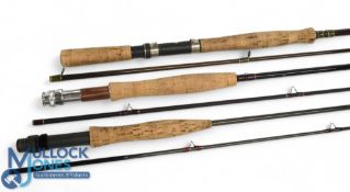 Huating Ocean fly rod, 9ft 2pc 6/7# alloy reel seat, lined butt ring, Airflo bag, light use. Berkley