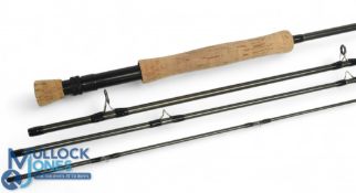 Orvis USA Streamline carbon trout fly rod, 9ft 4pc line 8#, alloy double uplocking reel seat and
