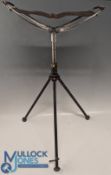 A fine example of a Hardy's Sportsmen's walking stick, seat - three leg telescopic with revolving