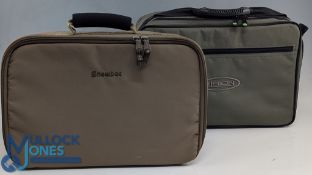 Two Snowbee and Vision large Reel Storage Bags, with handles to store multi reels/spools in