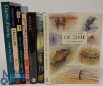 Seven Hardback Fishing Books - A Glorious Waste of Time 2006 Jim Gibbinson limited edition (143/595)
