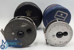 2x Hardy Marquis Fishing Reels #6 and 8/9 multiplier, both need attention with poor checks need