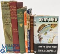 Seven period Fishing Books - Grayling How to Catch Them 1957 H G C Claypoole, Modern Trout Fly