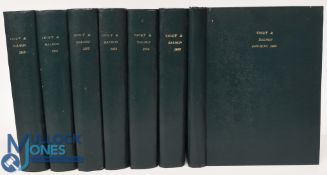 Trout and Salmon Magazine Bound Volumes 1980-1986 Six complete Volumes plus 1986 January-June in