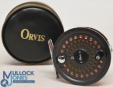 Orvis USA Battenkill 8/9# Disc, made in England, alloy trout fly reel, 3 1/4