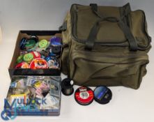 Nash H Gun Fishing Tackle bag- insulated bag with shoulder strap (quite worn bag, with contents of