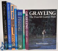 Seven Hardback Fishing Books - Grayling The Fourth Game Fish 1989 Ronald Broughton, Beekay's