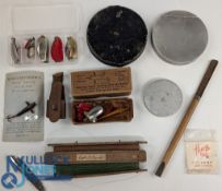 Fly Accessories - Collection of 6x Allcock's pattern Canadian spoon sizes 1 ½