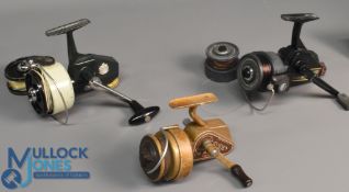 ABU Cardinal 55 spinning reel with working bail arm, drag, audible ratchet clicker, c/w spare spool,