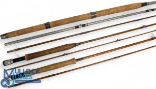 Apollo Tubular Steel trout fly rod, 8ft 2pc, alloy reel seat, MCB. Tubular Steel 15ft 3pc rod (