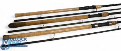 3x Specialist Rods - features Korum All Rounder 12ft 2pc carbon specialist rod 1.5lb test curve