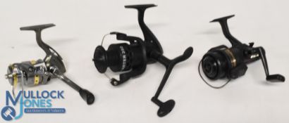 Leo LE 3000 fixed spool reel, good bail, spool tensioner, very light use, runs well. Fladen