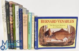 Ten Fishing Books, all hardbacks - The Illustrated Memoirs of a Fisherman 1993 Bernard Venables.