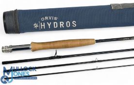 Orvis USA Hydros Mid Flex 6.5 carbon trout fly rod, 2 3/8oz weight, 8ft 6