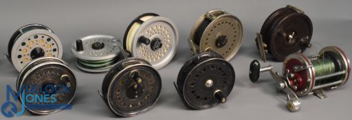 8x Various reels - incl Leeda Rimfly magnum 4