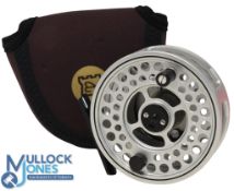 Hardy Bros Ultralite Disc LA 7/8 alloy trout fly reel with fully ventilated frame and 3 5/8