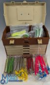 Plano Fishing Tackel Box, with large sea lure big game fishing tackle included (#34)