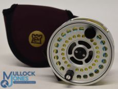 Hardy Bros Ultralite Disc LA 110/11 alloy salmon fly reel with fully ventilated frame and 4 1/8