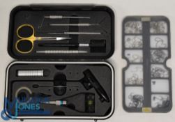 Fly tying travel kit in the style of C & F Marco Polo, 7 3/4