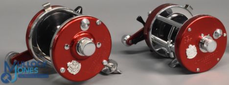 Early ABU Ambassadeur 9000 automatic 2-speed reel with groove end plates, star drag, free spool