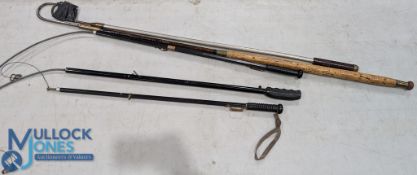 5x Fishing Gaffs, a Salmon tailer, all unbranded, one homemade gaff (5)