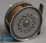 J Peek & Son London WC1, Perfect style alloy fly reel, 2 7/8