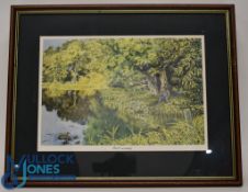 Bernard Venables Framed Fishing Prints, Tench Morning, September Barbel, Late Season Roach and