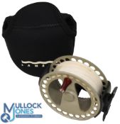 A scarce Lamson Waterworks Hard Alox F2 303 601 alloy trout lightweight fly reel 3 1/4