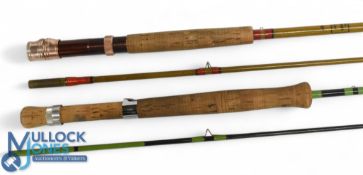 A collection of trout fly rods, as follows: Stockbridge carbon rod 8ft 7