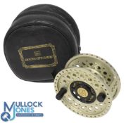 Hardy Bros MLA 350 limited edition No 241 alloy fly reel fully ventilated frame, 3 1/2