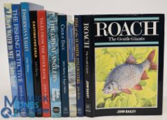 Ten Fishing Books by John Bailey - Roach The Gentle Giant 1987, Fish of the Summer Stillwaters 1991,