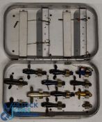 Wheatley alloy pocket lure and fly box, 6